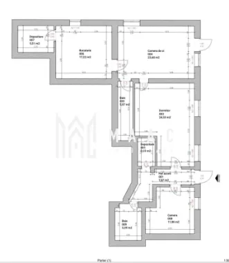 Apartament la casa 3 Camere I Zona Centrala