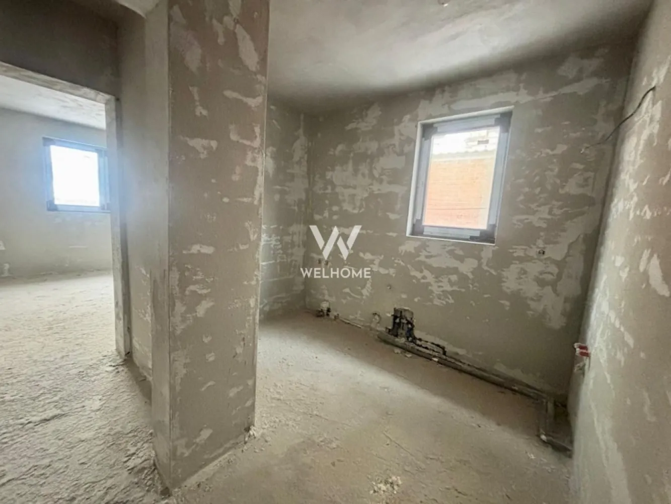 Casă individuală pe un nivel cu vedere panoramică spre munte