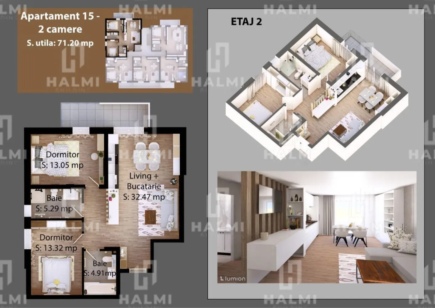 BRASADAS vinde ap 3 cam Careiului Nou 71MP. - Agenția imobiliara BRASADAS vinde apartament NOU semi-finisat, în Satu Mare, drumul Careiului.

Suprafață utilă: 71 Mp.

Balconul este gratuit
Loc de parcare inclus în preț

Încălzire în pardoseală / centrală proprie de la Ferolli

Clădire nouă, structură din beton armat, caramidă evoceramic 29 , tencuiala, 3 straturi de glet si zugravit in alb, instalații electrice, instalații sanitare.

Izolație termică de 15 cm

Predare: 2026, August

Locație:
Zona liniștită, cu acces de pe Drumul Careiului – Satu Mare, in apropiere de ATAC, Dedeman și KFC, cu acces facil către magazine, restaurante, spitale și transport public.

Www.brasadas.com.
