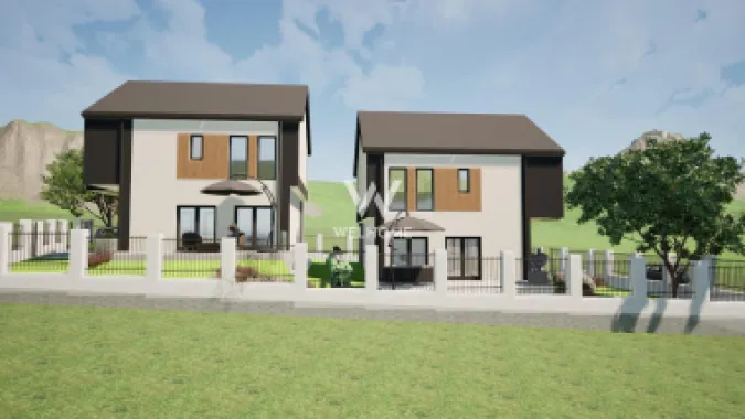 Casă single modernă, eficientă energetic și curte generoasă