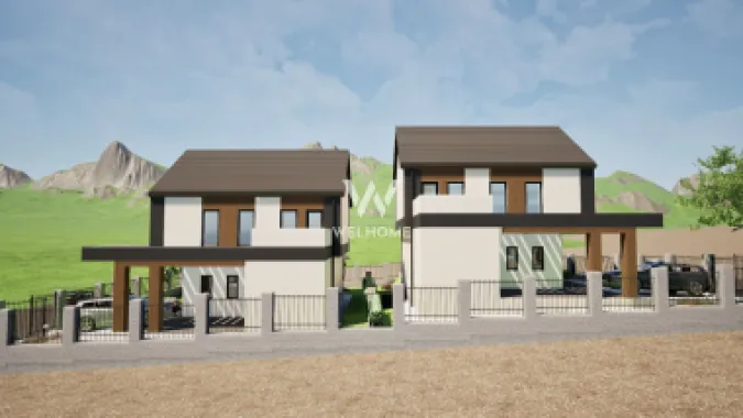 Casă single modernă, eficientă energetic și curte generoasă