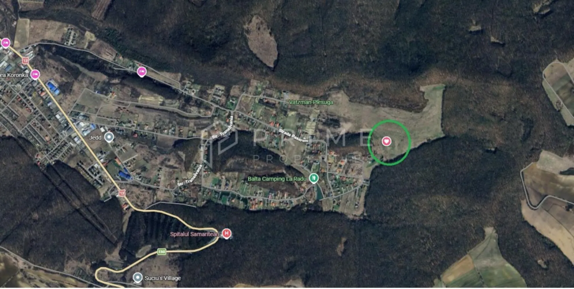 Oportunitate de investiție – 4 parcele în Corunca, 20 €/mp