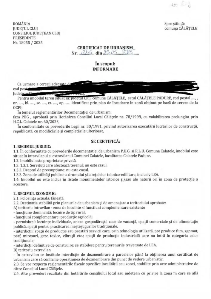 Refugiu in Apuseni-teren intravilan cu padure si priveliste -9403mp