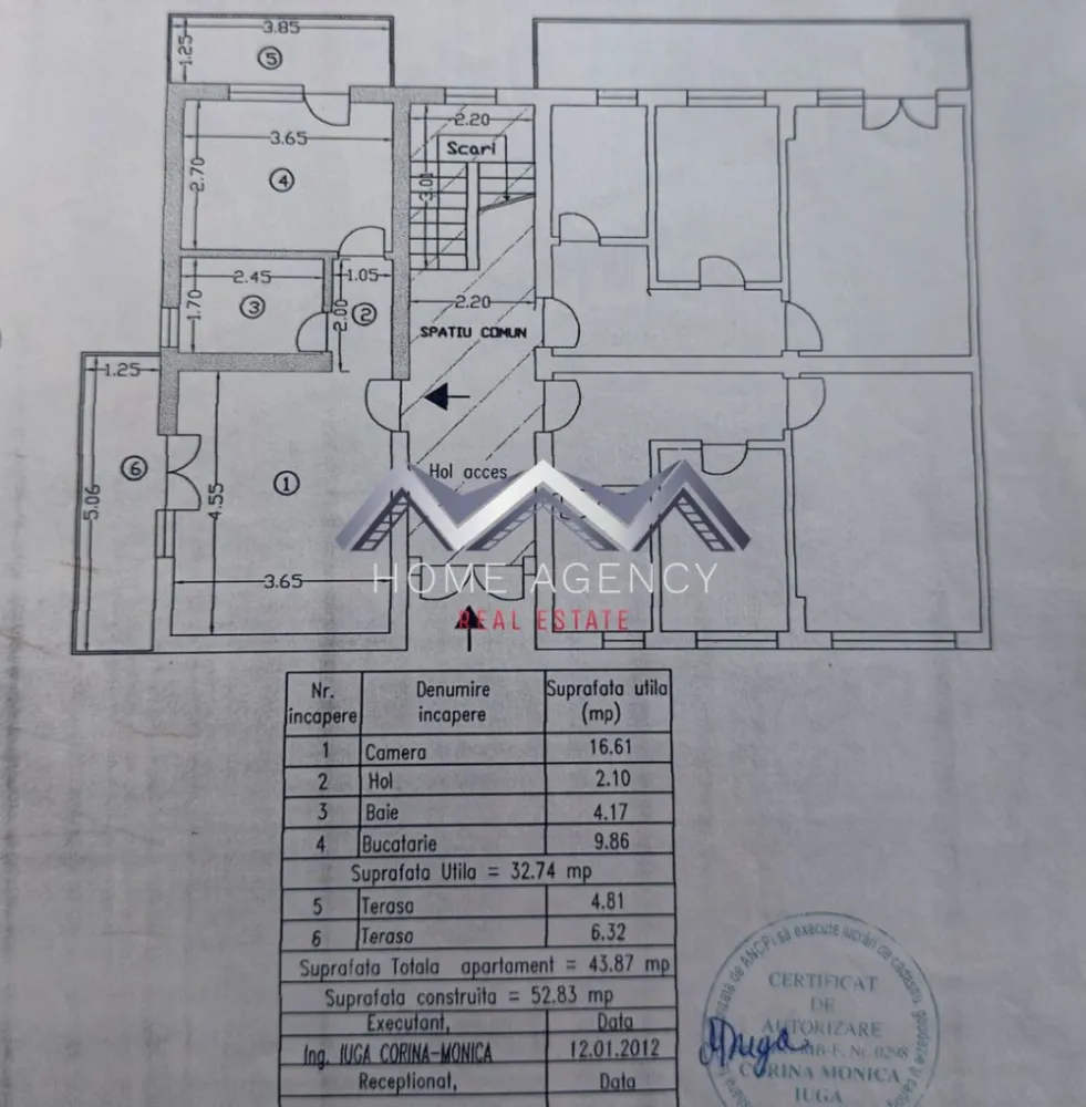 Apartament 2 camere Otopeni central | mobilat, utilat, parcare