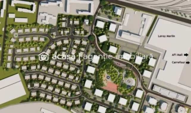 De vânzare parcelă de casă - 893 mp în ARED City