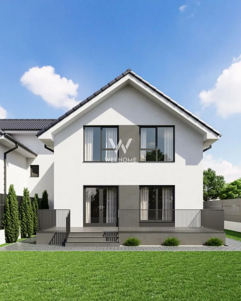 Casa individuala NOUA, Sura Mare, Sibiu - Casa de vanzare,localizata la intrare in Sura Mare, foarte aproape de Prima Shopping Center. 

Suprafata utila de 120 mp (144 mp construiti). 
Suprafata teren: 340 mp, amprenta la sol este de 78 mp si beneficiaza de o curte libera generoasa, de 262 mp. 
Casa beneficiaza si de o terasa spatioasa de 22 mp.

Regimul de inaltime al casei este: Parter+ Mansarda

Compartimentare: 
Parter: hol de acces, living spatios cu iesire pe terasa, bucatarie separata, birou ,baie cu aerisire naturala, spatiu tehnic
Mansarda: hol , 1 dormitor matrimonial cu dressing/baie si balcon propriu, 2 dormitoare mari si luminoase, si o baie cu geam de aerisire;

- curte libera generoasa, de 262 mp
- acces auto
- terasa si balcon
- teren imprejmuit cu gard metalic si portita
-curte pavata pentru 2 masini, cu mult spatiu verde
- incalzire in pardoseala pe ambele etaje
toate utilitatile!

Stadiu de predare: 
LA CHEIE in exterior ( izolatie termica si vopsea decorativa, curte pavata, cu spatiu verde).
LA ALB in interior ( cu instalatii sanitare, electrice si termice incluse ) 

Pret: 215000 euro (cash sau credit bancar) COMISION ZERO
Avansul minim este de 30%

Caile de acces pana la proprietate sunt in curs de amenajare.
Detalii: 0752.088.381- Roxana