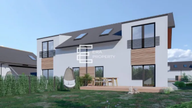 Duplex modern 4 camere, 110 mp utili, teren 380 mp – Șura Mică