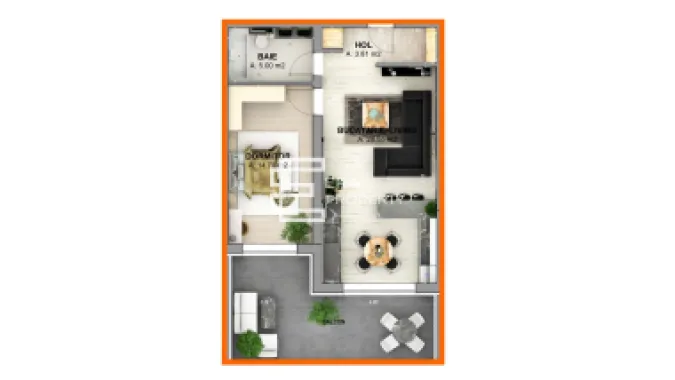 Apartament 2 camere 52mp - terasa 18 mp- zona de Vest Sibiu