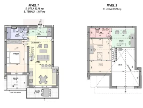 Apartament tip penthouse partial mobilat , Intabulat,zona Cristian