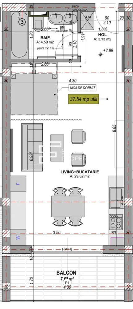Apartament 1 cameră, 38 mp + logie 8 mp, parcare inclusă – Zona Vest Sibiu - 𝐈𝐝𝐞𝐚𝐥 𝐩𝐞𝐧𝐭𝐫𝐮 𝐥𝐨𝐜𝐮𝐢𝐫𝐞 𝐬𝐚𝐮 𝐢𝐧𝐯𝐞𝐬𝐭𝐢𝐭̦𝐢𝐞, 𝐢̂𝐧𝐭𝐫-𝐨 𝐳𝐨𝐧𝐚̆ 𝐥𝐢𝐧𝐢𝐬̦𝐭𝐢𝐭𝐚̆, 𝐛𝐢𝐧𝐞 𝐜𝐨𝐧𝐞𝐜𝐭𝐚𝐭𝐚̆ 𝐥𝐚 𝐒𝐢𝐛𝐢𝐮.

 Comision 0%

Vă propunem spre vânzare un apartament cu 1 cameră, situat într-un ansamblu rezidențial modern, într-o zonă liniștită și bine conectată, la doar 4 minute de Zona Industrială Vest și Aeroportul Internațional Sibiu.

Apartamentul este situat la 𝐞𝐭𝐚𝐣𝐮𝐥 𝟏 al unei vile cu regim redus de înălțime, P+2, cu doar 4 apartamente pe nivel.
-Suprafață utilă: 𝟑𝟖 𝐦𝐩
-Logie: 𝟖 𝐦𝐩

Compartimentare practică: hol de acces, cameră open-space cu bucătărie, baie și logie spațioasă.
Loc de parcare inclus în preț

𝐏𝐫𝐞𝐝𝐚𝐫𝐞 𝐥𝐚 𝐬𝐭𝐚𝐝𝐢𝐮𝐥 𝐝𝐞 𝐚𝐥𝐛, 𝐜𝐮 𝐝𝐨𝐭𝐚̆𝐫𝐢 𝐩𝐫𝐞𝐦𝐢𝐮𝐦 𝐢𝐧𝐜𝐥𝐮𝐬𝐞:
Apartamentul se predă la stadiul de alb la interior, cu ușă metalică de acces, pereți finisați, încălzire în pardoseală, centrală proprie pe gaz, precum și instalații electrice și sanitare trase pe poziții.
Imobilul beneficiază de izolație cu vată bazaltică, jaluzele exterioare electrice, logie finisată cu granit și balustrade din sticlă securizată. Casa scării este placată cu granit, iar exteriorul este complet finisat, cu inserții elegante din larice siberian și piatră naturală.

𝐀𝐯𝐚𝐧𝐭𝐚𝐣𝐞 𝐚𝐧𝐬𝐚𝐦𝐛𝐥𝐮:
Ansamblul beneficiază de un cadru aerisit, cu relief spectaculos, sistematizat pe niveluri, balcoane orientate spre sud și vedere panoramică spre munți.
Zona oferă aer curat, liniște, spații verzi generoase, locuri de joacă, terenuri de sport, străzi asfaltate și acces facil către Sibiu.

Mod de plată: cash/credit bancar.
Predare: mai 2026

***𝐈𝐦𝐚𝐠𝐢𝐧𝐢𝐥𝐞 𝐚𝐩𝐚𝐫𝐭̦𝐢𝐧 𝐮𝐧𝐮𝐢 𝐚𝐩𝐚𝐫𝐭𝐚𝐦𝐞𝐧𝐭 𝐬𝐢𝐦𝐢𝐥𝐚𝐫 𝐬̦𝐢 𝐬𝐮𝐧𝐭 𝐚𝐟𝐢𝐬̦𝐚𝐭𝐞 𝐜𝐮 𝐭𝐢𝐭𝐥𝐮 𝐢𝐧𝐟𝐨𝐫𝐦𝐚𝐭𝐢𝐯.