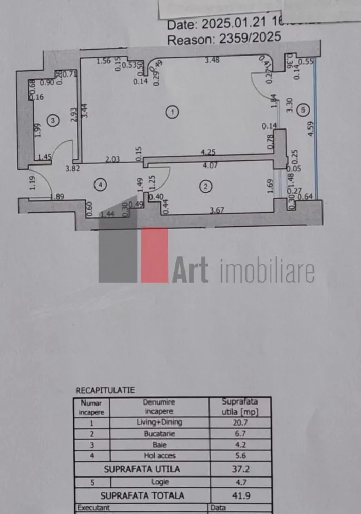 Garsoniera Complex Novum Viilor - Va prezenta spre vanzare o garsoniera situata in ansamblul Novum Viilor
Suprafață totală de 41,9 mp din care logia este de 4,7 mp.
Garsoniera nu a fost niciodată locuită, are incălzire in pardoseala cu centrala proprie Imergas.
Prețul este de 97500 euro+ TVA

Se poate achiziționa loc de parcare separat