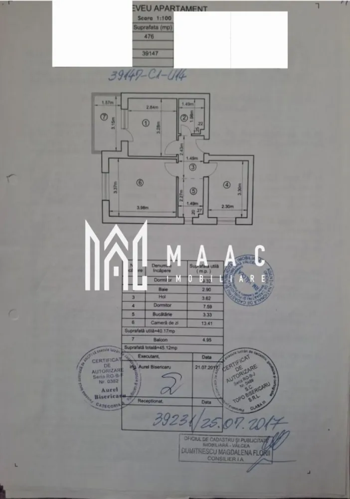 Apartament 2 camere | parter | mobilat si utilat | centrala termica