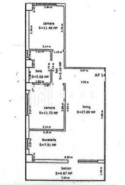 Apartament 3 camere | Decomandat | 2 Locuri de parcare | Turnișor