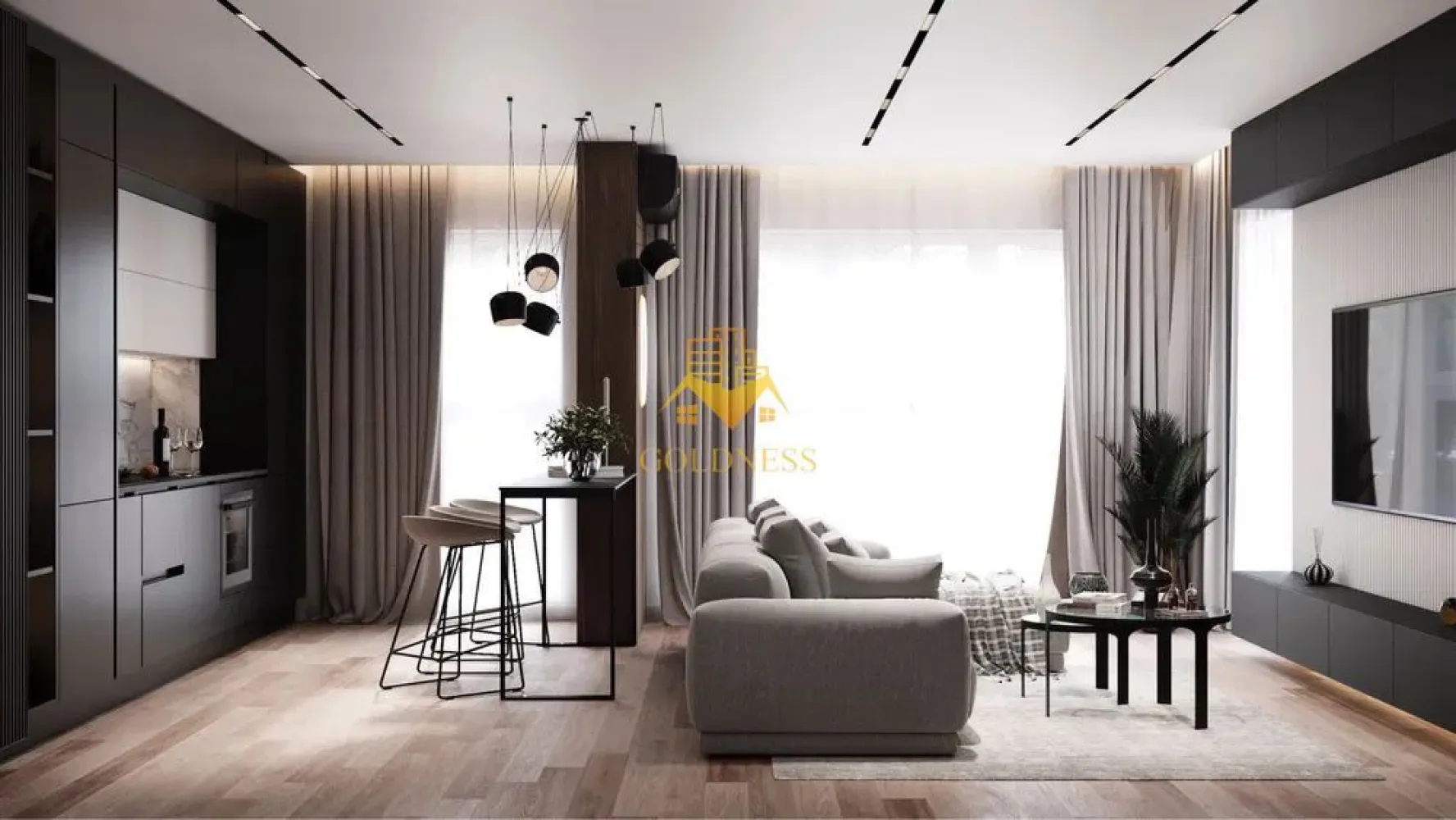 2 Camere, Marasti, Parcare Subterana, Premium, Expo Transilvania, Ira - GOLDNESS Imobiliare vă propune spre închiriere un apartament cu 2 camere, situat în cartierul Mărăști.
Apartamentul este situat într-un bloc nou, la etajul 1, și este la prima închiriere. Acesta are 1 balcon și o terasă mare de 12 mp.
Apartamentul este complet mobilat și utilat cu electrocasnice Bosch, inclusiv cuptor cu microunde, plită, hotă, mașină de spălat vase, mașină de spălat rufe, uscător de rufe, uscător de păr, aer condiționat și aparat de cafea Nespresso.
Dispune de videointerfon cu display mare și funcție foto.
Spațiul de dormit este deservit de un pat matrimonial și un colțar extensibil.
Încălzirea se face prin pardoseală.
Accesul în apartament este securizat cu ușă metalică cu închidere în multe puncte, iar geamurile au sticlă în 3 rânduri pentru o izolare fonică sporită.
Există abonament la internet și TV prin cablu.
Cheltuielile lunare sunt foarte mici.
Blocul este supravegheat video.
La parterul blocului se află un magazin Mega Image.
Apartamentul are parcare subterană supravegheată video, iar accesul se face pe bază de telecomandă (inclusă în preț).
Accesul în apartament este securizat cu ușă metalică cu închidere în multe puncte, iar geamurile au sticlă în 3 rânduri pentru o izolare fonică sporită.
Dacă sunteți interesat de acest apartament și doriți să îl vizionați, dar și pentru alte oferte nu ezitați să ne contactați telefonic sau prin e-mail. Vă stăm la dispoziție!
Pentru intermediere se percepe un comision de 50% din prețul chiriei! 1