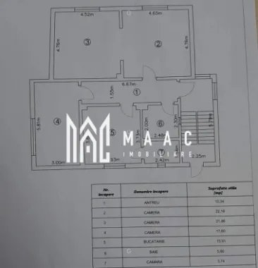 Spatiu de Birouri | 130MPU | 6 loc Parcare | Turnișor