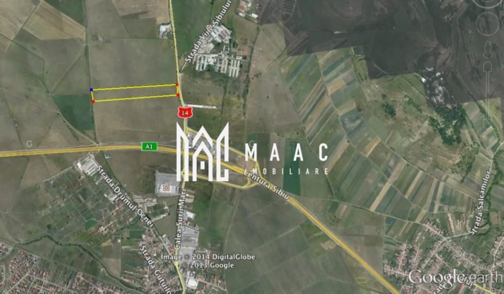Teren | 19.100MP | Intravilan | Sibiu - MAAC Imobiliare vă propune spre achiziție o proprietate cu un potențial de dezvoltare, situată într-una dintre cele mai dinamice zone industriale și comerciale ale Sibiului. Având o vizibilitate maximă la drumul național și un acces facil la infrastructura de transport majoră, acest teren reprezintă locația optimă pentru proiecte de anvergură. LOCALIZARE ȘI ACCESIBILITATE Proprietatea beneficiază de o poziționare strategică, fiind situată la intersecția principalelor fluxuri logistice: Deschidere directă la DN : Front stradal de 53 ml. Proximitate Autostradă: Situat la doar 170 m de ieșirea de pe autostrada (Nodul rutier al centurii Sibiului). SPECIFICAȚII TEHNICE ȘI URBANISM Terenul dispune de o configurație versatilă și de o documentație juridică completă: Suprafață totală: 19.100 mp. Geometrie: Teren plat, fără construcții existente sau vegetație forestieră. Dimensiuni: Front de 53 ml și o adâncime de 374 ml. Statut Juridic: Cadastru și intabulare efectuate. Regim Urbanistic: PUG, PUZ și PUD aprobate. Utilități: Acces la rețeaua de gaze naturale și drum de acces asigurat. POTENȚIAL DE DEZVOLTARE Datorită caracteristicilor tehnice și a amplasamentului de top, terenul este pretabil pentru o gamă largă de destinații: Logistic și Industrial: Centre de depozitare, parcuri logistice sau unități de producție. Comercial: Showroom-uri, hypermarketuri sau parcuri de retail. Servicii: Sedii administrative, baze de transport sau centre de distribuție. Pentru informații suplimentare și programarea unei vizionări, vă stăm la dispoziție, vă rugăm să ne contactați specificând ID: CP2730558 MAAC Imobiliare – Expertiză și profesionalism în tranzacții imobiliare. }}