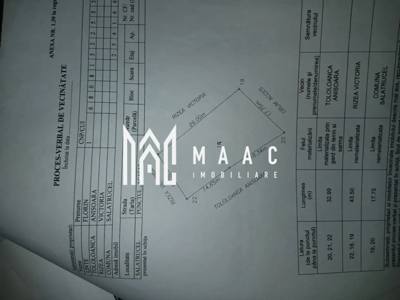 Teren Salatrucel | 830 m | 12 euro/ metru | Intravilan si extravilan |