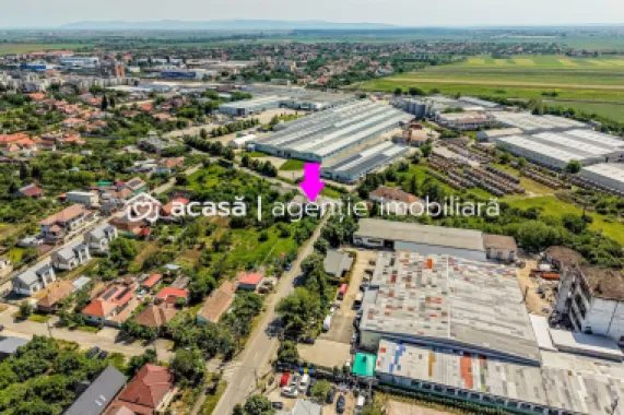 Teren comercial de 1261 mp pe colt, in Aradul Nou, cu front de 60+23 m