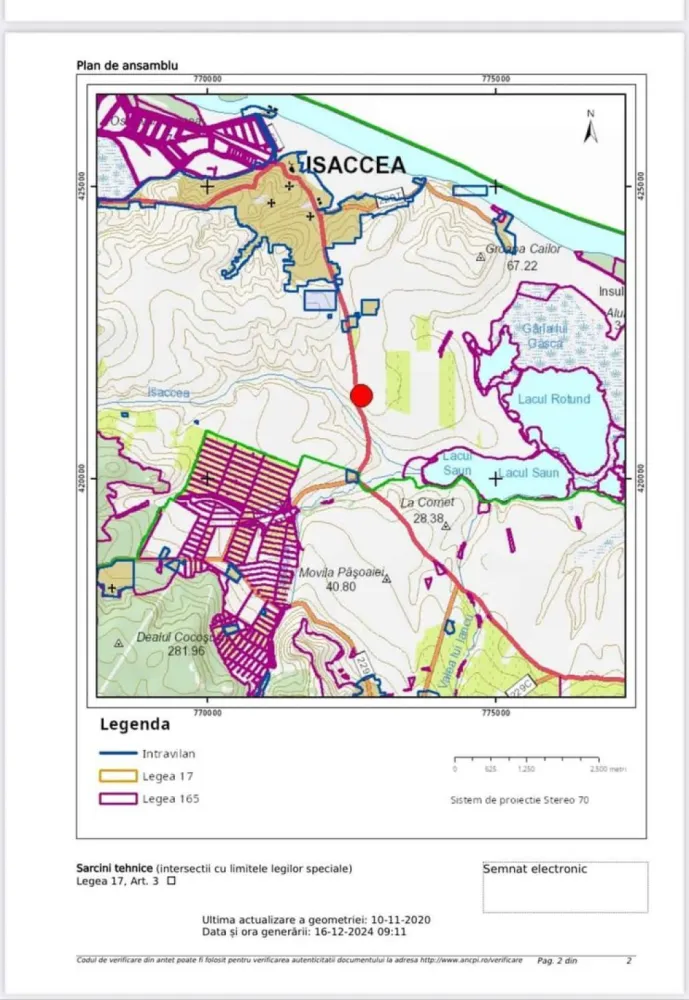 🏗️ Teren strategic pentru investiții – Isaccea, jud. Tulcea - Cumperi prin miCasa Imobiliare? Primești mai mult decât o locuință.
👉 Ai comision 0 și până la 10% reducere la materialele de amenajare interioară marca miCasa.

Cumpără inteligent. Renovează cu stil.

miCasa Imobiliare – Galați vă propune în exclusivitate un teren excelent poziționat, ideal pentru dezvoltări comerciale, logistice sau industriale.

⸻

📍 Detalii generale:
 • Suprafață totală: 17.215 mp
 * 14.000 mp intravilan – categoria de folosință: curți-construcții
 • Amplasare: Oras Isaccea, jud. Tulcea
 • Preț: 10 EUR/mp – negociabil
 • Deschidere: aprox. 300 m la drum național – teren cu 3 laturi asfaltate
 • Formă regulată – permite parcelare flexibilă și dezvoltare modulară

⸻

📌 Localizare și acces:
 • Situat pe DN22 (E87) Tulcea – Galați/Brăila, la intrarea în Isaccea
 • Acces direct către:
 • Punctul de Trecere a Frontierei Isaccea – Orlovka (Ucraina)
 • Delta Dunării – 30 km
 • Portul Constanța – 150 km
 • Portul Isaccea (activ pe transport piatră și cereale)
 • Podul peste Dunăre – Brăila, cu legătură spre viitorul DX8 Brăila – Tulcea – Constanța (în fază de proiectare)

⸻

🏭 Context economic favorabil:
 • În zonă operează 3 mari cariere de piatră (Niculitel – Dunapref, Revarsarea – Sorocam/Benari Negeev Industrial)
 • Producție cumulată de peste 1,5 milioane tone/an, cu transport rutier spre București, Iași, Ploiești etc.
 • Terenul este frecvent tranzitat de camioane internaționale (Ucraina–RO), care staționează 2–3 zile în perimetrul orașului
 • Utilități disponibile în zonă

⸻

✅ Utilizări recomandate:
 • Stație carburanți (inclusiv GPL)
 • Hub logistic / depozit / parc logistic
 • Parcare TIR și spălătorie camioane
 • Stație de încărcare vehicule electrice
 • Panouri fotovoltaice / glamping / dezvoltări industriale

Pret - 172150 euro

📁 Documentație completă disponibilă la cerere (planuri, CF, foto, video, studiu preliminar)