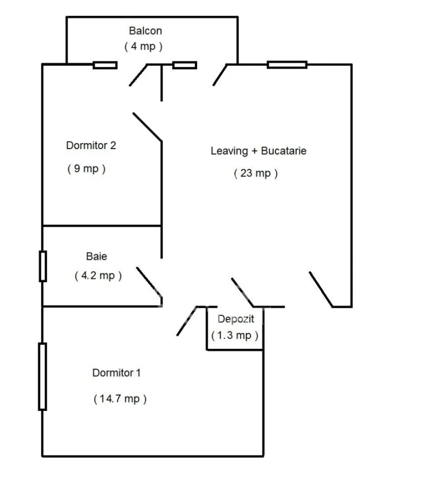 Apartament cu 3 camere, mobilat, cu gradina, in vatra satului Giroc