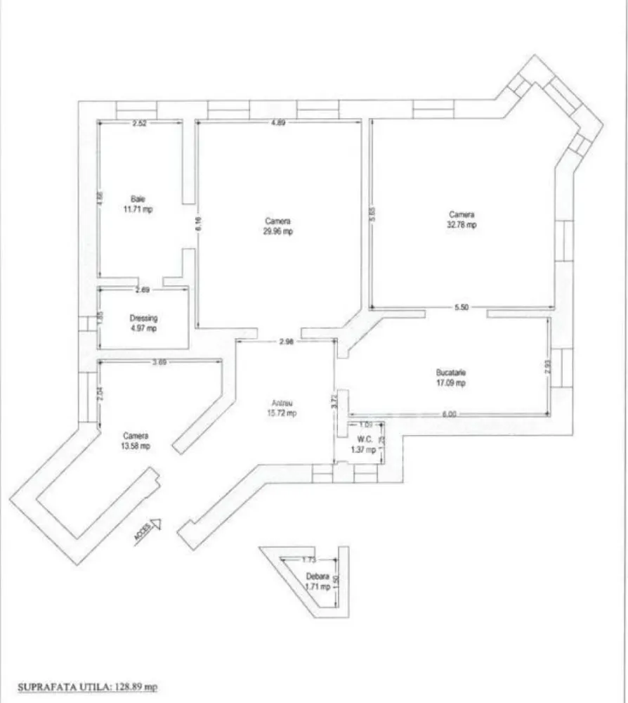 Apartament 3 camere LUX de inchiriat Băile Neptun Timisoara