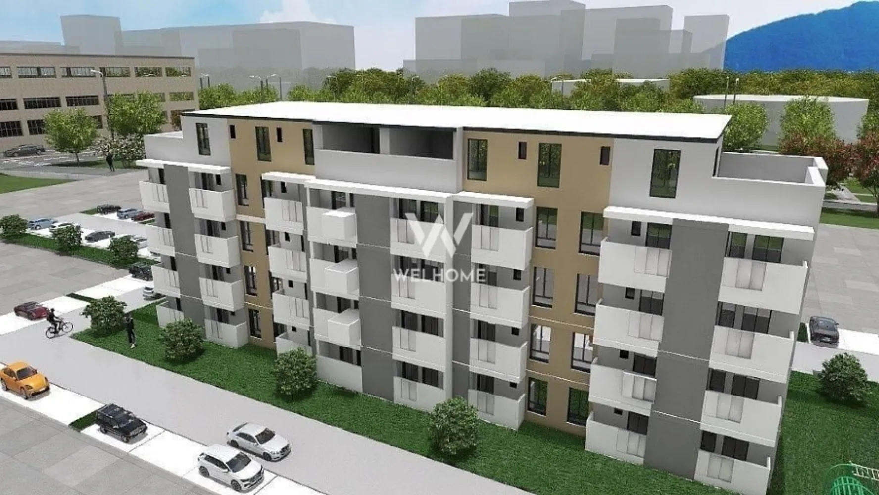 Apartament 2 camere Lacul lui Binder, Sibiu - Apartament 2 camere situat in Sibiu, in apropierea Lacului Binder, etaj 2 Suprafata utila : 43.63 mp Compartimentare: hol cu acces in livingul open space cu bucataria baie dormitor cu iesire pe balcon de 6.23mp Predare la stadiul de alb : geamuri si usa termopan 3 foi de sticla, pereti tencuiti si gletuiti, sapa elicopterizata, centrala, incalzire in pardoseala instalatii electrice, termice si sanitare. Se poate finisa la cheie contracost! Loc de parcare inclus în preț, cu posibilitatea achiziționării unui al doilea loc (în funcție de disponibilitate). Apartamentele detin si un spatiu de depozitare pe balcon. Pret : 89000 Euro tva inclus COMISION ZERO Vizionari: 0752.088.381- Roxana }}