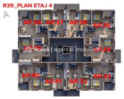 Apartament nou, cu 2 camere - ARED – Direct de la dezvoltator