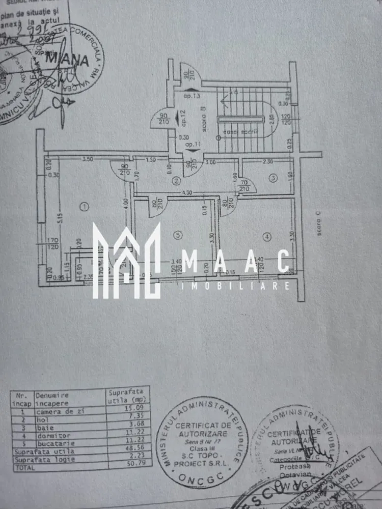 Apartament 2 camere | 52 mpu | Mansarda |