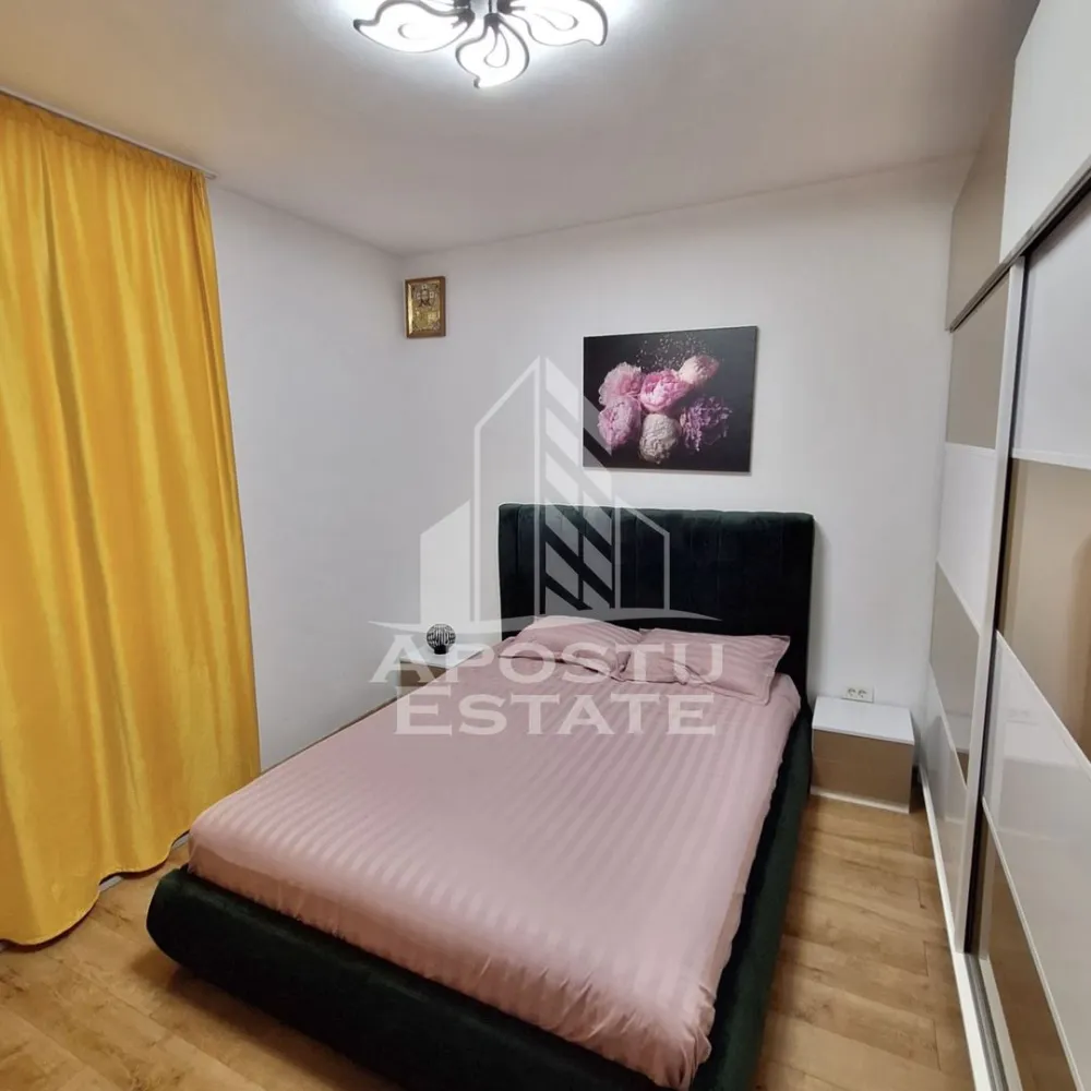 Apartament cu 2 camere mobilat cu gradina proprie de 50 mp in Giroc.
