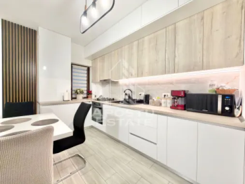 Apartament cu 3 camere mobilat, 70 mp utili, in Giroc la etajul 2.