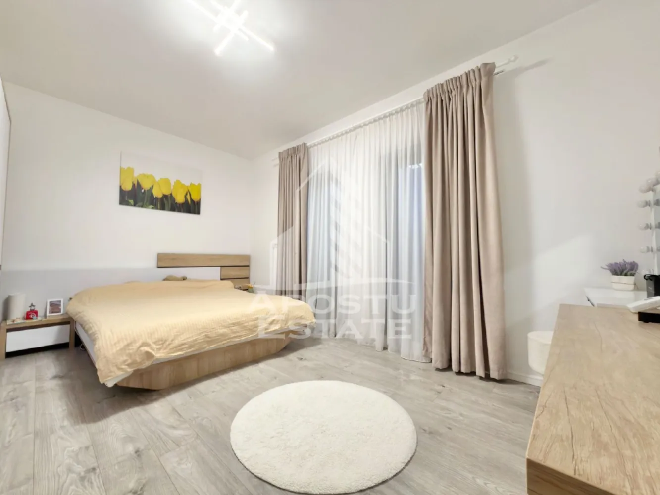 Apartament cu 3 camere mobilat, 70 mp utili, in Giroc la etajul 2.