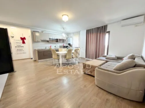 Apartament cu 3 camere complet mobilat si utilat la etajul 2 in Giroc.