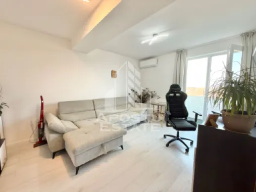 Apartament cu 2 camere mobilat decomandat, dressing si debara in Giroc