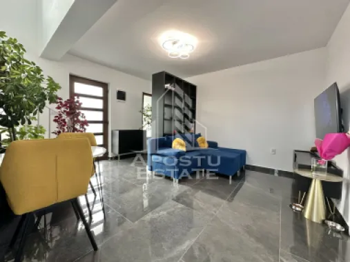 Duplex cu 3 camere si 2 bai complet mobilat si utilat in Giroc.