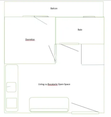 Apartament 2 camere smart, Arhitectilor Sibiu