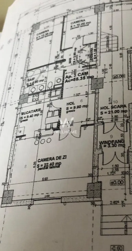 Apartament 3 camere, str Luptei, Sibiu