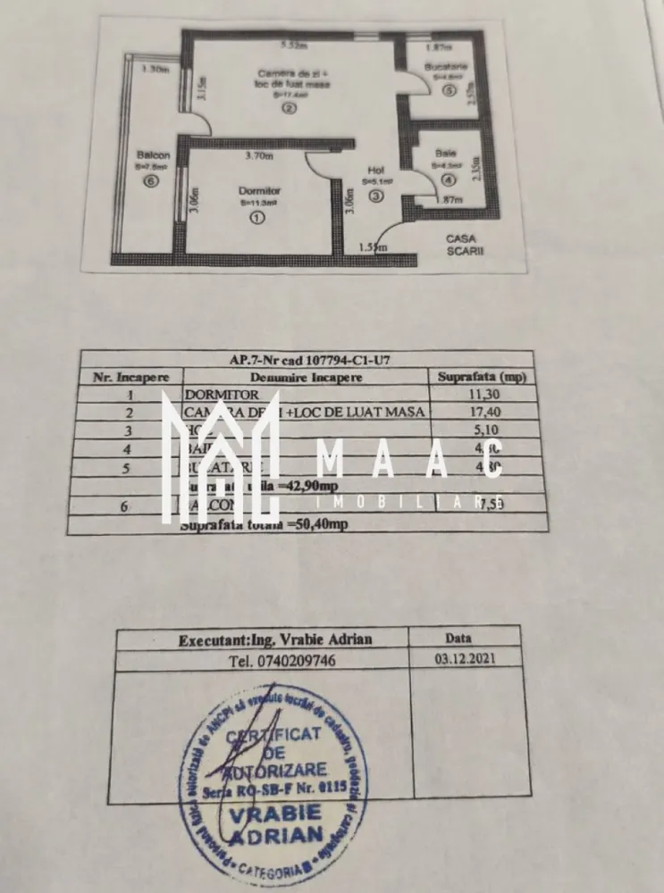 Apartament 2 camere | Cartierul Arhitectilor | Etaj 1 | Zona Mandra