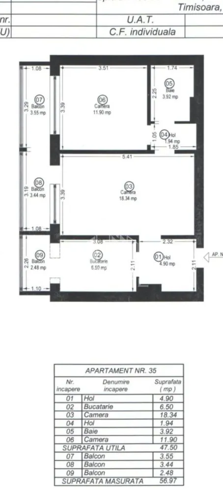 Apartament cu 2 camere, de vanzare, zona Iosefin, Timisoara