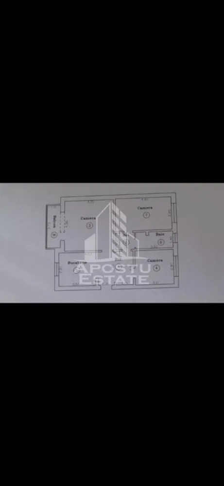 Apartament 3 camere, de vanzare, zona Sagului, Timisoara