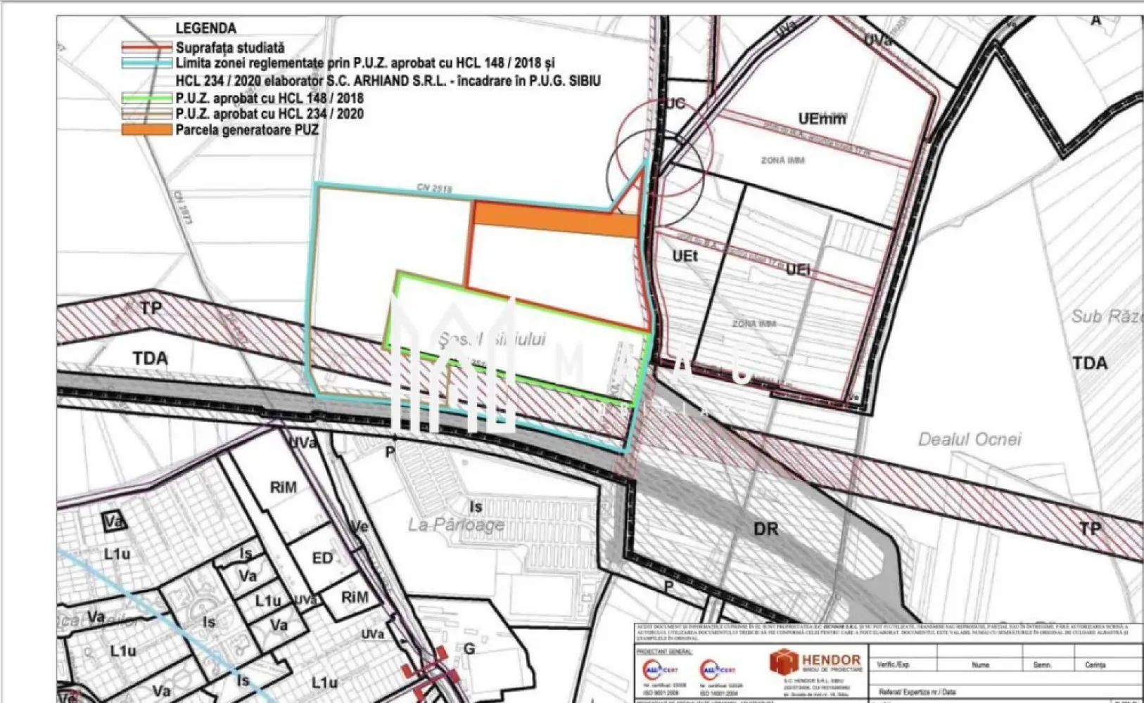 Teren industrial/ comercial I 19.100 mp I Front 53ml I DN14 - MAAC Imobiliare propune spre vânzare un teren intravilan cu potențial ridicat de dezvoltare, situat pe DN14 – drumul Sibiu–Mediaș, într-o zonă cu acces excelent la infrastructura rutieră majoră și la principalele puncte comerciale ale orașului. Caracteristici principale - Suprafață totală: 19.100 mp - Front stradal: 53 ml la DN14 - Adâncime: 374 m - Număr fronturi: 1 - Topografie: teren plan, fără construcții sau vegetație forestieră Utilități și infrastructură - Gaz: disponibil - Curent: nedisponibil în prezent - Canalizare: nedisponibilă - Drum de acces: existent - Construibil: da - Parcelabil: da - Cadastru și intabulare: efectuate - PUZ: aprobat - PUD: aprobat Amplasament și vecinătăți - În imediata apropiere a nodului rutier al centurii Sibiului - La aprox. 500 m de complexul comercial Hornbach - La doar 170 m de ieșirea de pe autostradă - În vecinătatea clădirii Elipson - Zonă cu vizibilitate excelentă și acces rapid către principalele artere rutiere Potențial de dezvoltare - Ideal pentru proiecte comerciale, industriale, logistice sau de servicii - Suprafață mare, cu posibilitate de parcelare și configurare în funcție de necesități - Poziționare strategică pentru companii ce urmăresc acces rapid la autostradă și la zona comercială a orașului Pentru detalii suplimentare și programarea unei vizionări, vă invităm să contactați MAAC Imobiliare, specificând ID CP2890850. }}