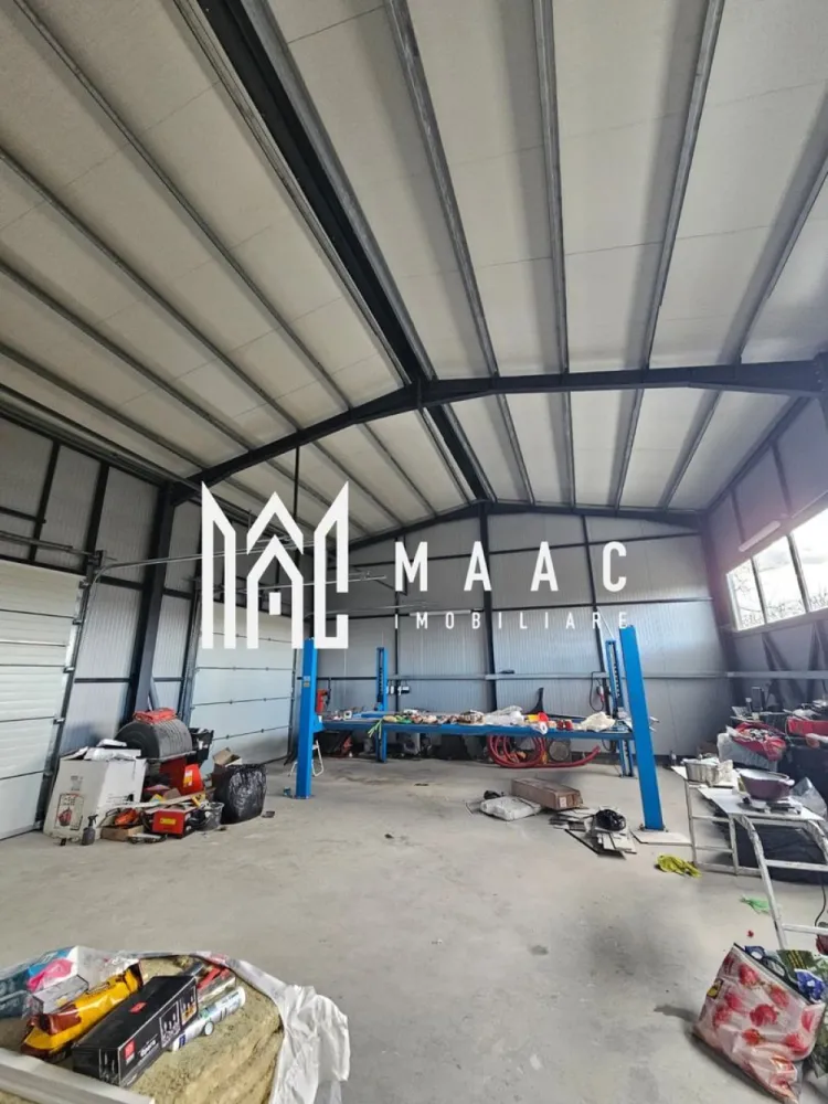 Hala 190 mp | Calea Bucuresti | Investitie - MAAC Imobiliare vă propune spre vânzare o hală nouă, multifuncțională, situată în Râmnicu Vâlcea, pe strada Calea București, în imediata apropiere a reprezentanței Citroën. Proprietatea este ideală pentru desfășurarea oricărui tip de activitate industrială, logistică, comercială sau de producție, beneficiind de o poziționare excelentă și acces facil. Suprafață construită: 190 mp    •   Hală industrială    •   Birou cu suprafața de 50 mp    •   Garsonieră la etaj, complet utilată, cu baie proprie Înălțime interioară hală: 7 m Acces auto: 2 uși de acces cu dimensiunea 3 x 3 Teren aferent: 600 mp, betonat Utilități:    •   Curent trifazic 380 V    •   Apă    •   Canalizare Stare juridică:    •   Imobil intabulat    •   Cadastru realizat    •   Acte perfectate în anul 2025    •   Disponibil imediat Proprietatea oferă flexibilitate ridicată și este pregătită pentru demararea imediată a activității. Localizare excelentă, cu vizibilitate bună și acces facil pentru autovehicule de mare tonaj. Pentru mai multe informații și programarea unei vizionări, contactați MAAC Imobiliare CP2893030 }}