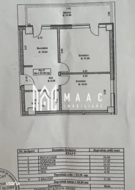 Apartament 2 Camere | Decomandat | Terasă 12 MP | Doamna Stanca