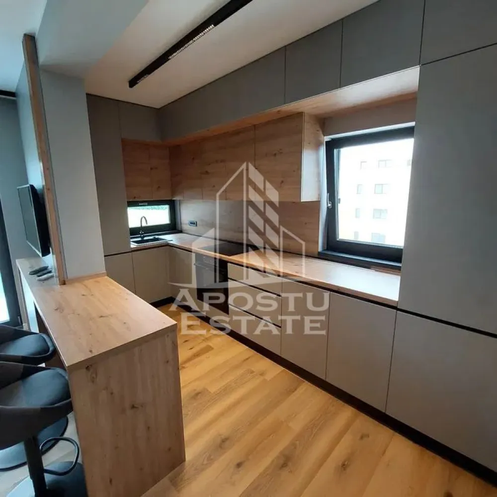 Apartament cu 1 camera, de inchiriat. Dumbravita, Centrala proprie - Agentia imobiliara APOSTU ESTATE va propune spre inchiriere un apartament cu 1 camera, spatios si luminos, situat in Dumbravita, intr-o zona linistita si bine pozitionata, potrivit pentru cupluri,familii, sau studenti care isi doresc o locuinta unde sa se simta confortabil si cu acces facil catre scoli, statii de autobuz, supermarketuri , magazine de zona, parcuri.

Suprafata utila: 39 mp
Compartimentare eficienta:
-Hol de acces generos.
-Living room luminos cu bucatarie open space.
-Baie prevazuta cu cabina de dus.

Confort si facilitati:
-Incalzirea apartamentului: Pardoseala, Centrala proprie.
-Apartamentul este complet mobilat si utilat.
-Nu se accepta animale de companie de catre proprietar.

Localizare:
-Timis, Dumbravita – acces facil : Profi Super, Elite Kindergarten,, Parcul Napoli.

Ideal pentru:
-Cupluri.

Disponibilitate: imediata
Pret chirie lunara: 400 euro ( negociabil)
Programeaza o vizionare pentru a-ti putea imagina viitorul aici!
ID intern: CP3125308