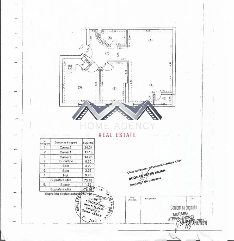 Apartament 3 camere Otopeni central