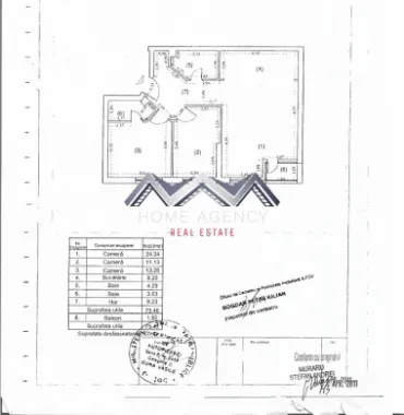 Apartament 3 camere Otopeni central