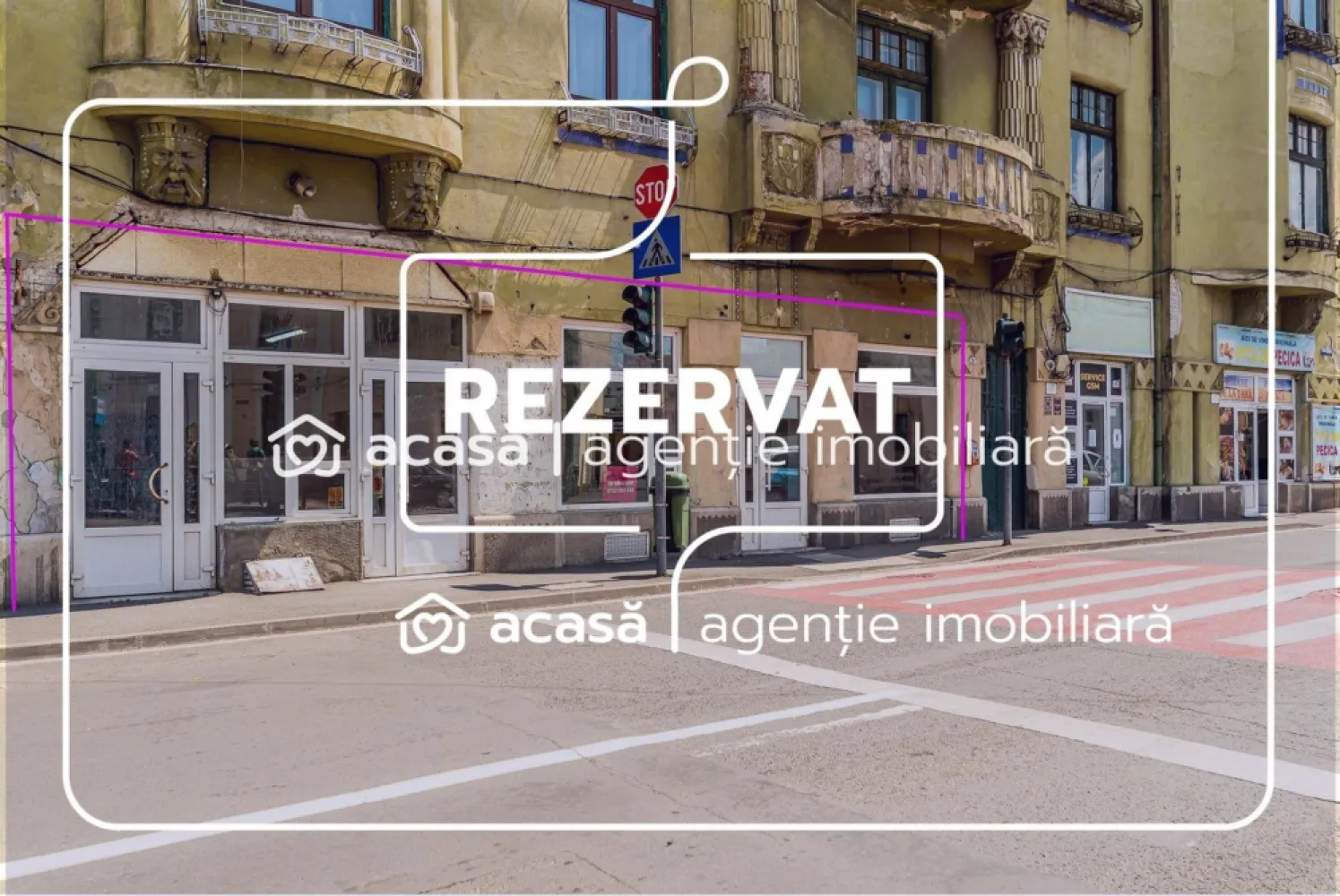 REZERVAT! Spatiu comercial ,cu vitrina de in zona Boul Rosu.