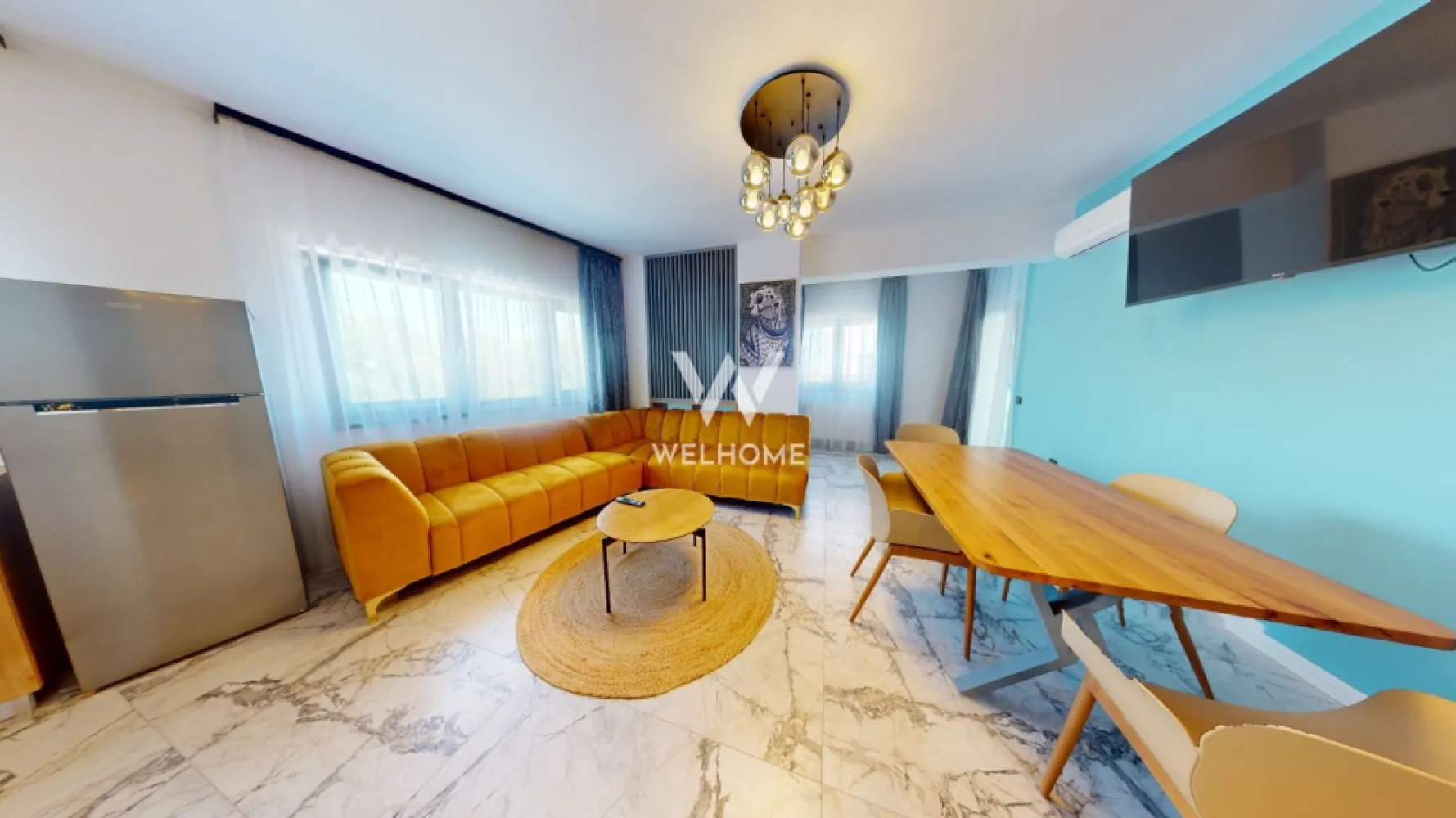 Chirie apartament 3 camere - 102mp utili - catrierul Turnisor, Sibiu - Spre închiriere un apartament spațios, cu 3 camere și balcon, situat în zona apropiata de centru si Piața Cluj, reper ansamblul rezidențial Garden City – o locație liniștită, dar cu acces rapid către principalele puncte de interes din oraș.

Detalii apartament:
-Suprafață utilă: 102 mp
-Etaj: 1 din 4
-Loc de parcare inclus

Apartamentul se predă complet mobilat și utilat, exact ca în fotografii.
Compartimentarea este eficientă și bine gândită:hol de acces,living luminos cu bucătărie open space, 2 dormitoare (un dormitor matrimonial cu baie proprie), a doua baie si balcon
Locuința se remarcă prin suprafața mare și amenajarea modernă, fiind ideală pentru o familie sau pentru cei care își doresc confort și spațiu.

Avantaje:
-2 băi 
-balcon
-2 aparate de aer condiționat
-mobilat și utilat modern
-loc de parcare inclus
-bloc nou, cu lift
-etaj intermediar (1/4)
-zonă liniștită, cu acces facil

Locație:
Imobilul este amplasat în zona Piața Cluj, într-un cadru liniștit, dar bine conectat la oraș. În apropiere se află magazine, mijloace de transport și alte puncte de interes.
Accesul este facil, pe străzi complet asfaltate și iluminate.
