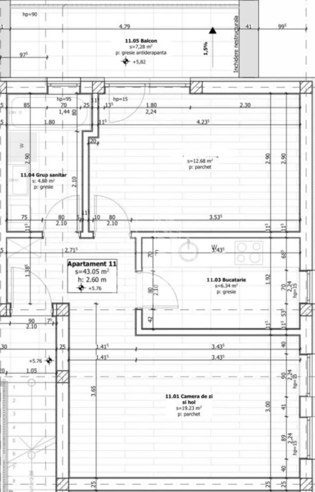 Apartament cu 2 camere, decomandat, etaj intermediar,zona Ciarda Rosie