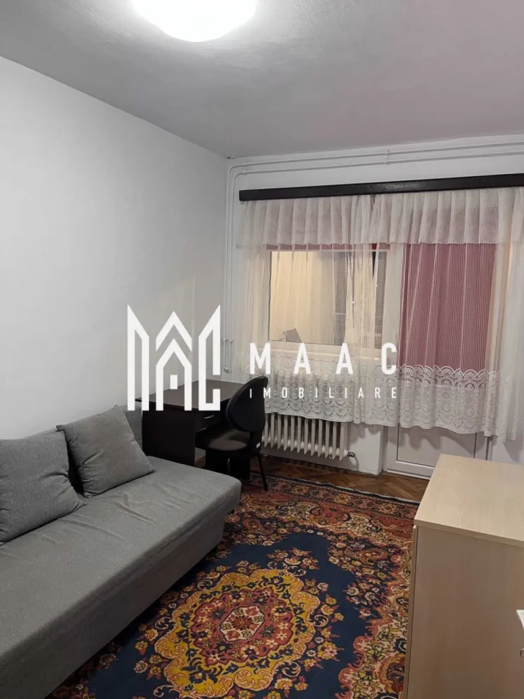 Apartament 2 camere | 55 MP | Balcon | Mihai Viteazul - MAAC Imobiliare vă propune spre închiriere un apartament decomandat cu 2 camere, situat pe Bulevardul Mihai Viteazul, una dintre cele mai căutate zone ale orașului, datorită accesului facil către centre comerciale, instituții de învățământ, mijloace de transport și alte puncte de interes.

Apartamentul este amplasat la etajul 9 din 10 al unui imobil dotat cu lift și se închiriază complet mobilat și utilat.

Detalii proprietate:
Suprafață utilă: 55 mp
Etaj 9 din 10
Compartimentare decomandată
Bloc dotat cu lift
Disponibil începând cu data de 16 iunie

Compartimentare:
2 camere
1 bucătărie
1 baie
Balcon generos

Beneficii:
Complet mobilat și utilat
Vedere panoramică către Dealul Gușteriței
Zonă cu acces facil către toate punctele de interes ale orașului
Ideal pentru persoane singure, cupluri sau familii

Pentru mai multe detalii sau pentru a programa o vizionare, va rugam specificati telefonic ID: CP3128567