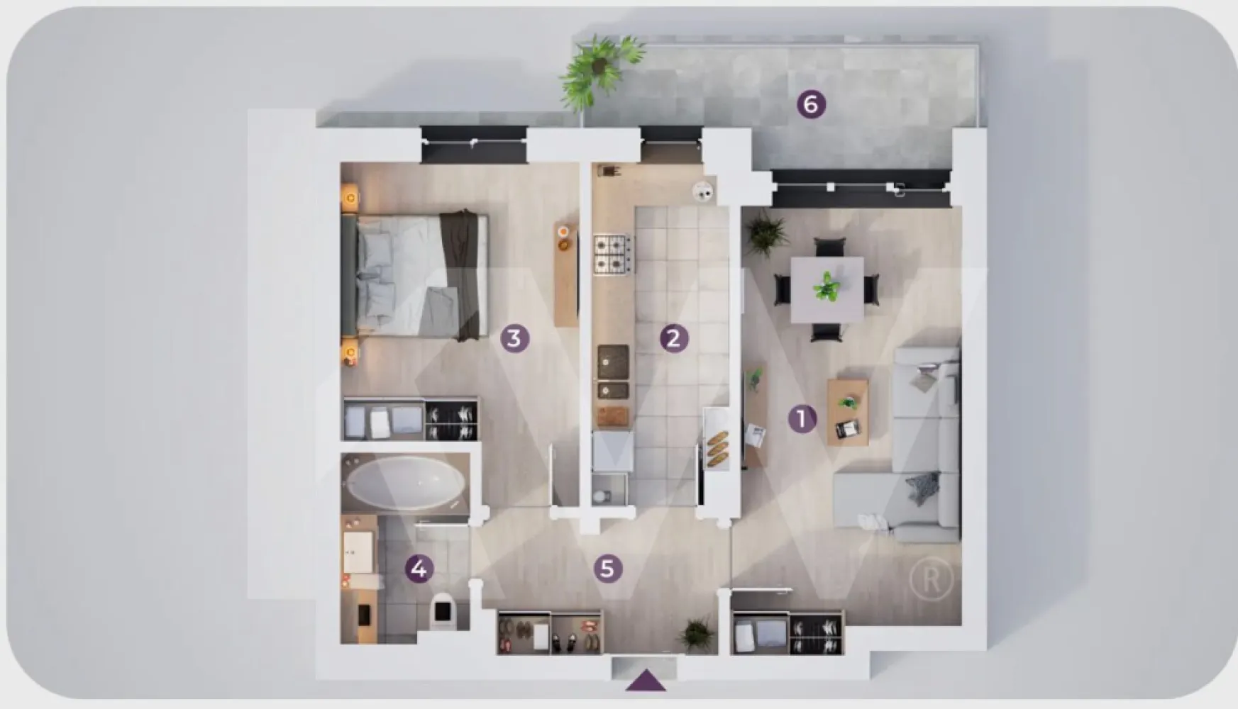 Apartament 2 camere